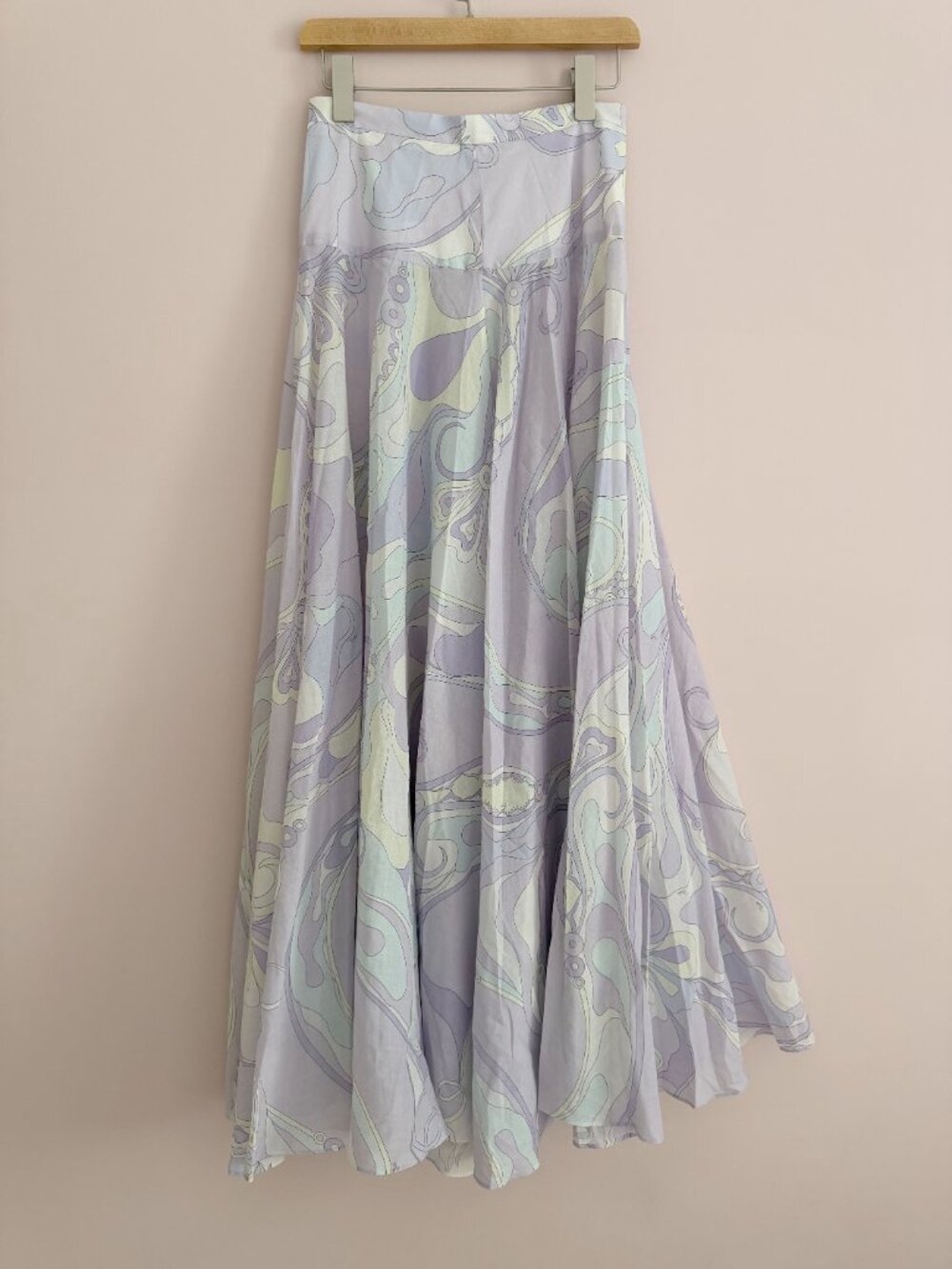 Pucci Orchidee-print Maxi Skirt in Cotton-muslin - Picture 4 of 11